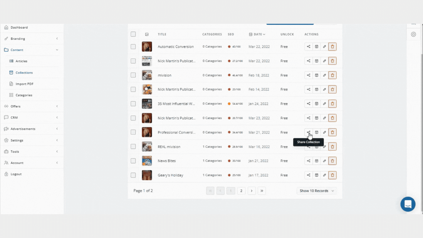 magloft universal app pdf toggle embed view on other websites
